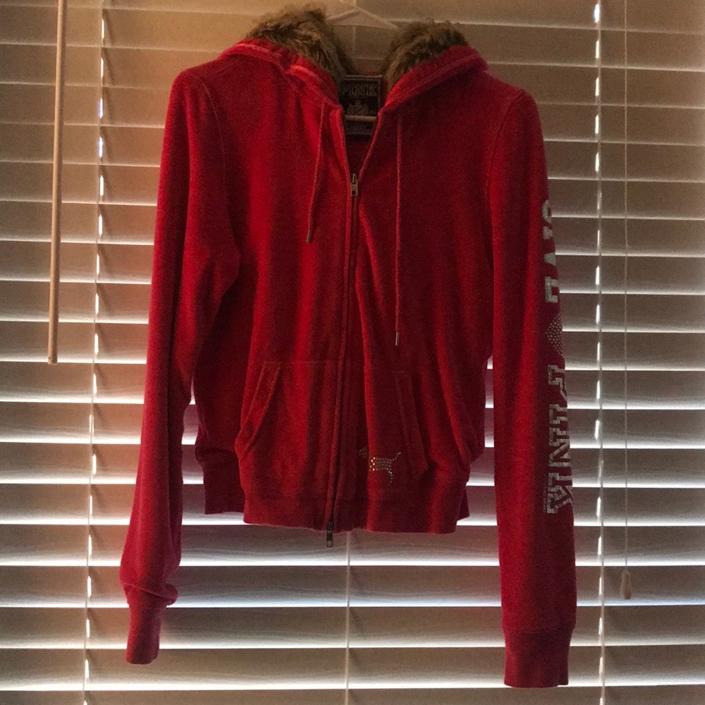 Pink Jacket with fur